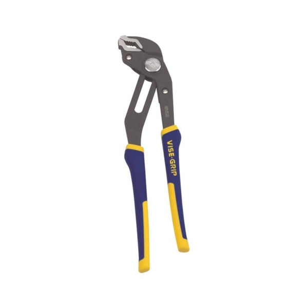 IRWIN 2078112 Groove Lock Plier, 12 in OAL, 2-3/4 in Jaw Opening, Blue/Yellow Handle, Cushion-Grip Handle