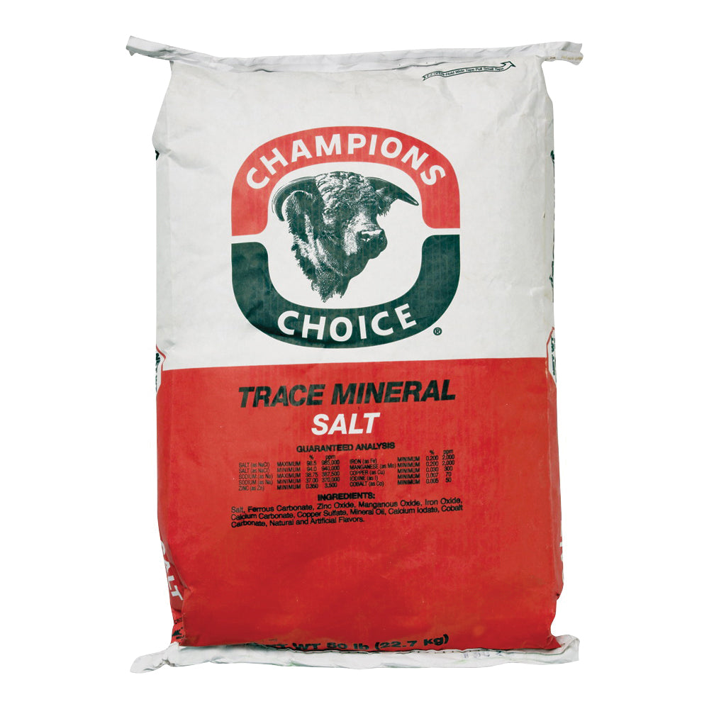 Champion&#39;s Choice 100011361 Trace Mineral Salt, 50 lb Bag