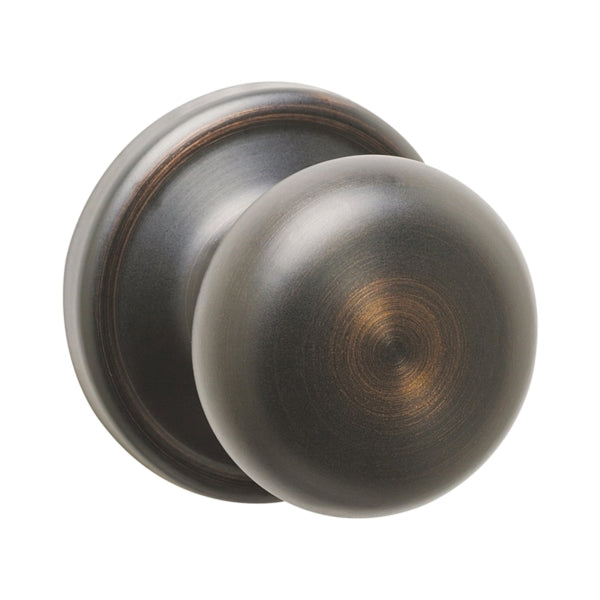 Kwikset 720H11PRCAL/RCSBX Door Knob, Venetian Bronze, 1-3/8 to 1-3/4 in Thick Door, 2-1/4 in Strike