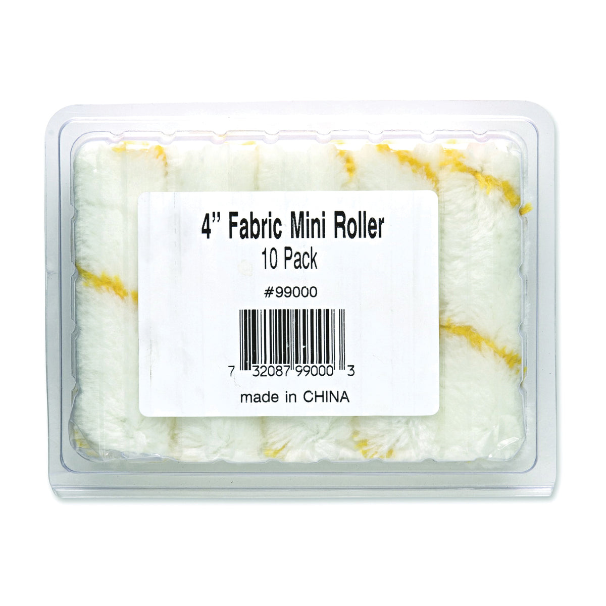 WHIZZ 99000 Paint Roller Cover, 1/2 in Thick Nap, 4 in L, Fabric Cover