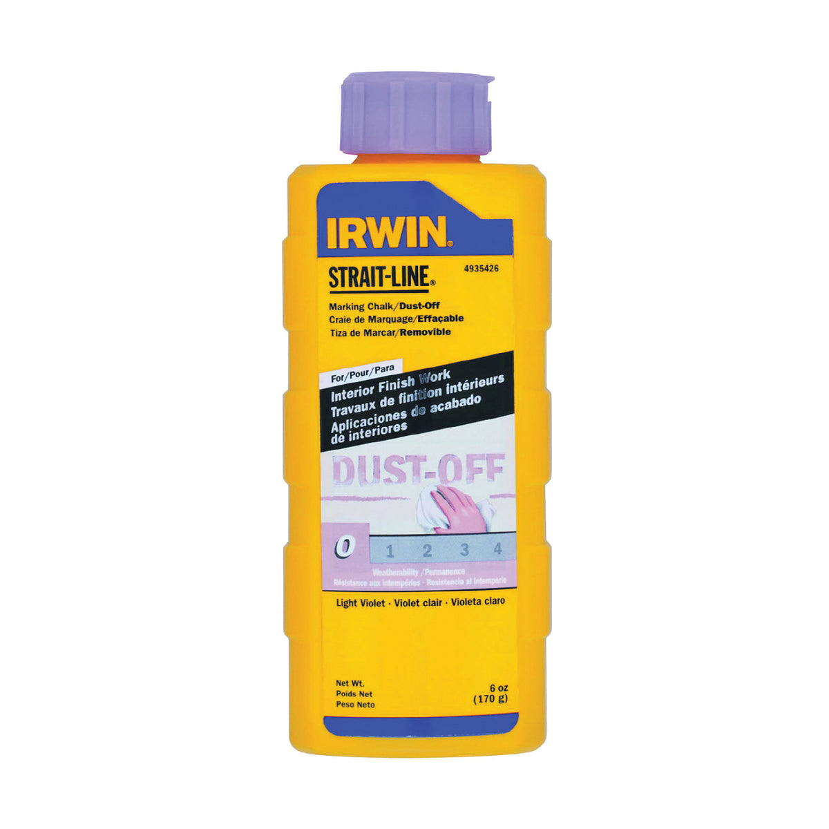 IRWIN 4935426 Marking Chalk Refill, Light Violet
