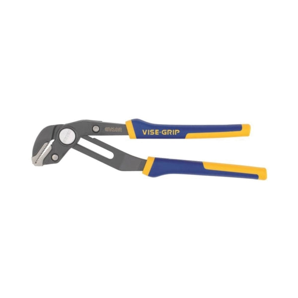 IRWIN 4935096 Groove Lock Plier, 10 in OAL, 2-1/4 in Jaw Opening, Blue/Yellow Handle, Cushion-Grip Handle