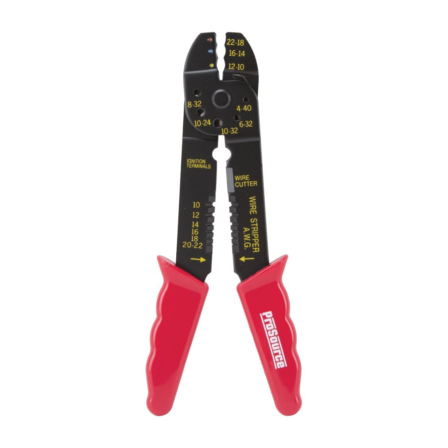 ProSource JL-SST-401183L Cable Crimper, 10 to 22 AWG Wire, 10 to 22 AWG Stripping, 10 to 22 AWG Cutting Capacity