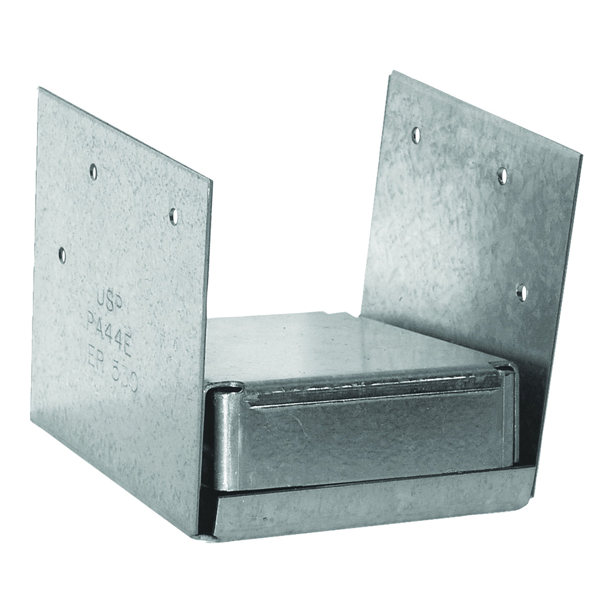 MiTek PA44E-TZ Post Anchor, 4 x 4 in Post/Joist, Steel, Zinc