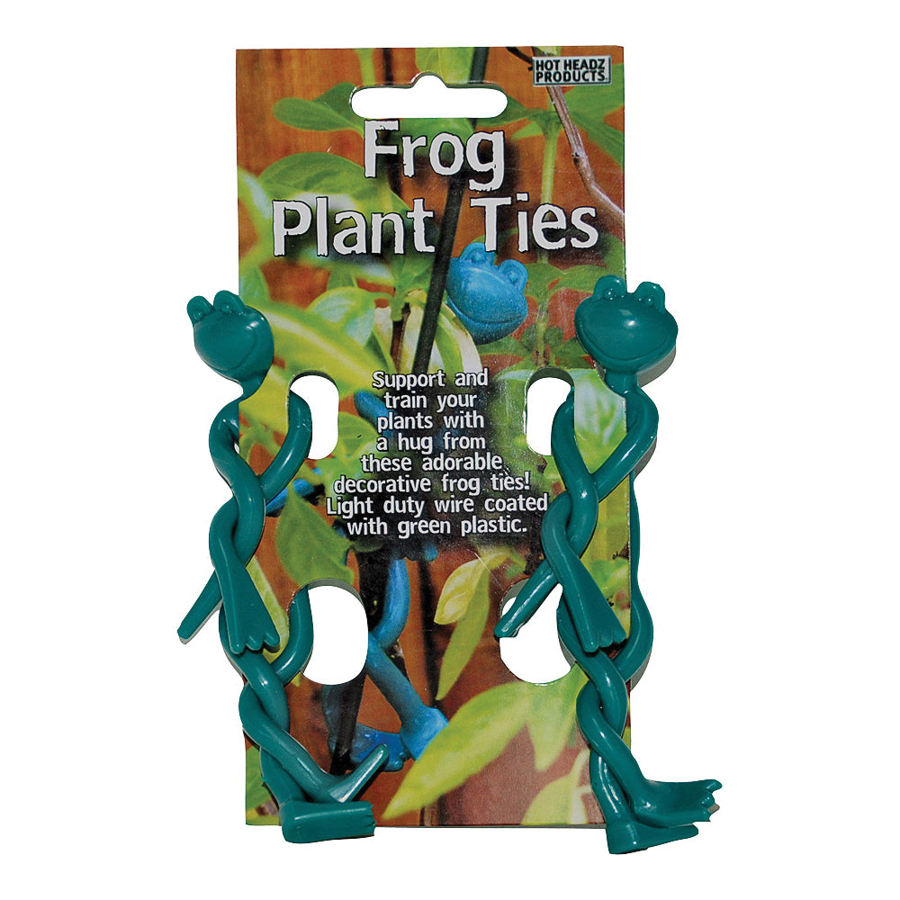 Hot Headz H-FROG-CS24 Plant Frog Tie Clipstrip, 2-1/2 in L, Plastic, Green