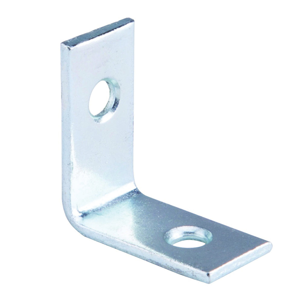 Prosource CB-B01-C4PS Corner Brace, 1 in L, 1 in W, 1/2 in H, Steel, Zinc-Plated, 1.8 mm Thick Material