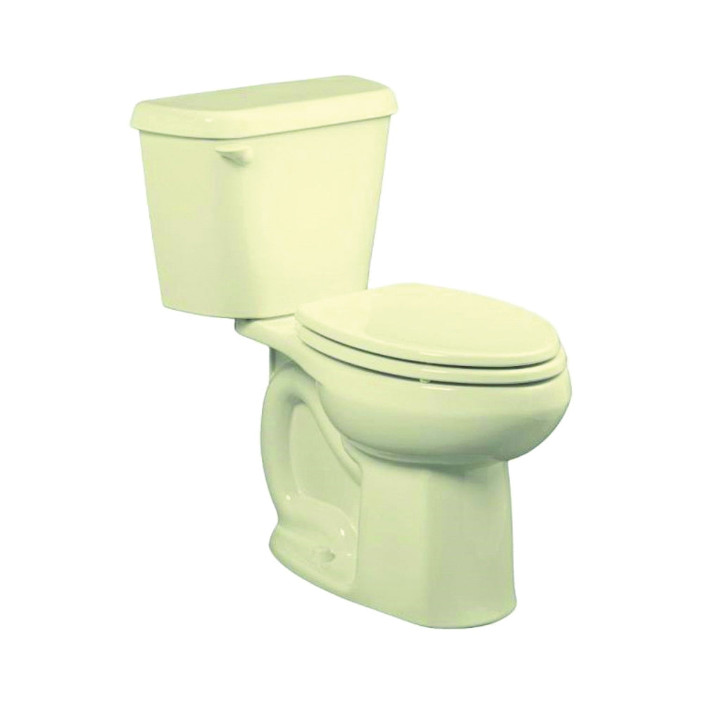 American Standard Colony 751AA101.021 ADA Complete Toilet, Elongated Bowl, 1.28 gpf Flush, 12 in Rough-In, 16-1/2 in H Rim