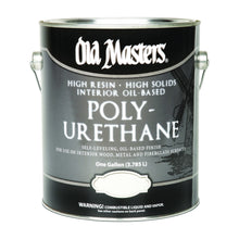 Load image into Gallery viewer, Old Masters 48101 Polyurethane, Gloss, Liquid, Clear, 1 gal, Can
