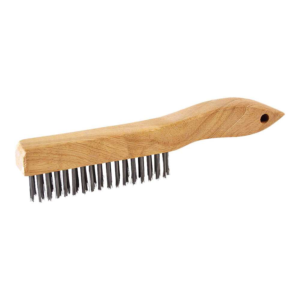 ProSource WB00416S Wire Brush, Metallic Bristle, 3/4 in W Brush, 10-7/8 in OAL