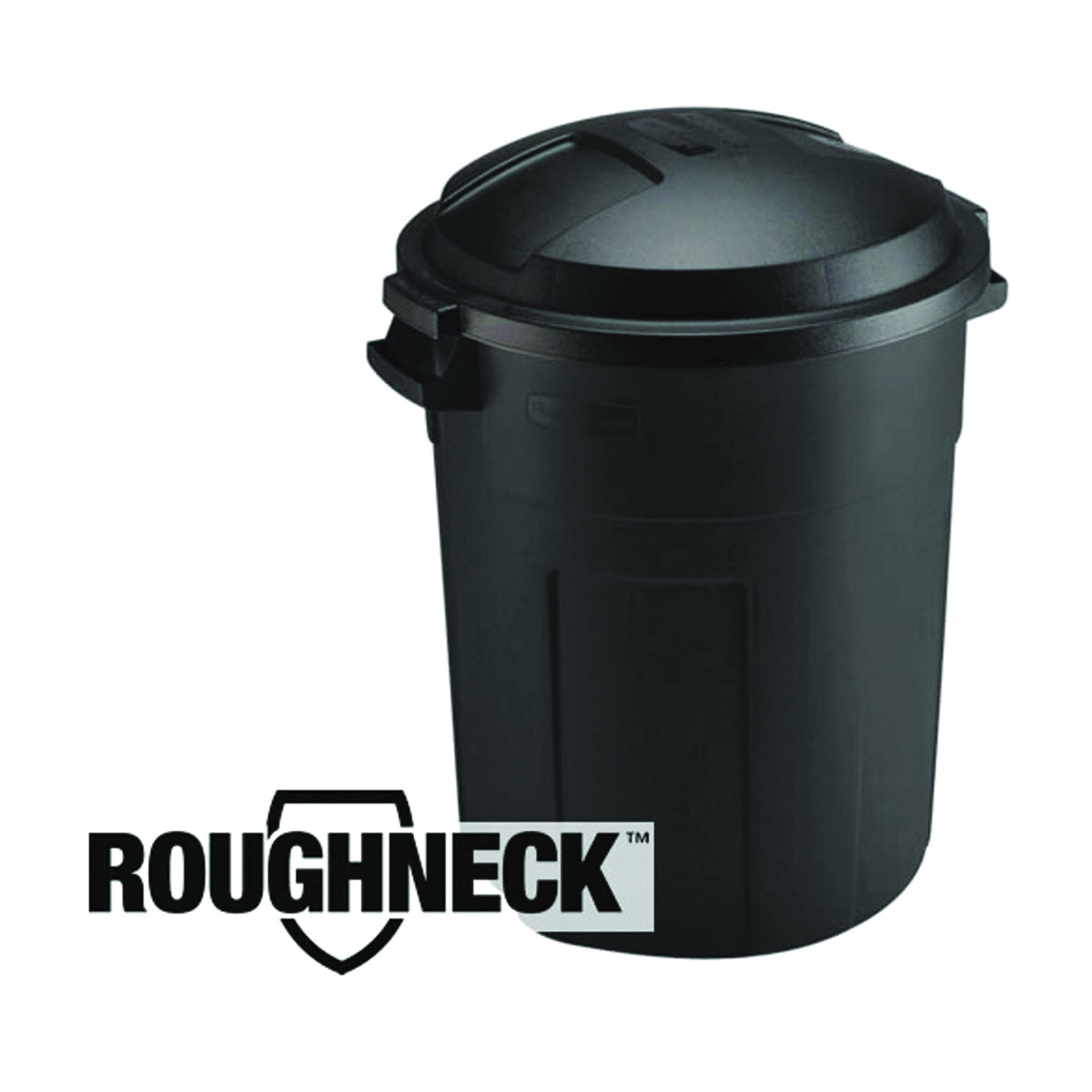 Rubbermaid 289200BLA Trash Can, 20 gal Capacity, Plastic, Black, Snap-Fit Lid Closure