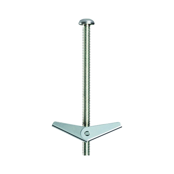 COBRA ANCHORS 085Y Spring Toggle Bolt, 2 in L, Steel, 95 lb