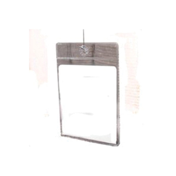 SOUTHERN IMPERIAL R-HVP-5535 Sign Holder, 5-1/2 in W, PVC, Clear