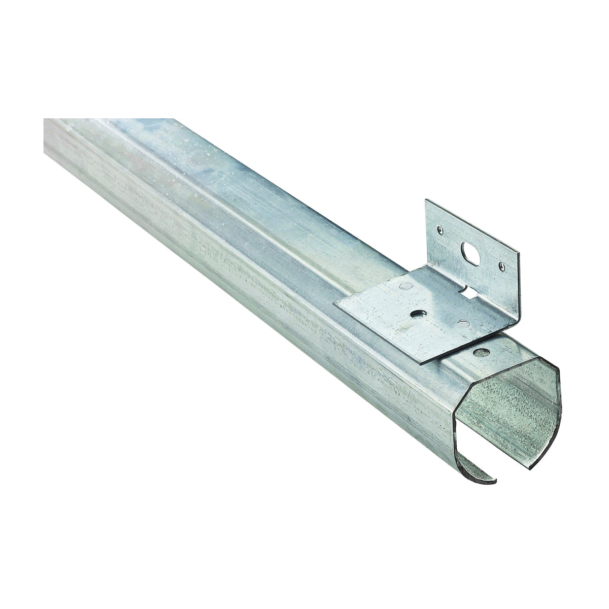 National Hardware N193-946 Round Rail, Steel, Galvanized, 2-13/32 in W, 2-3/8 in H, 96 in L