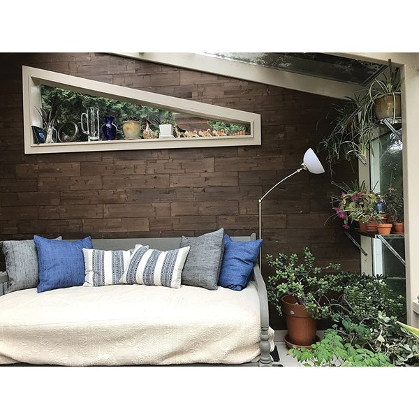 mywoodwall 101011010 Wall Panel, 23-5/8 in L, 4-7/8 in W, Wood, Java