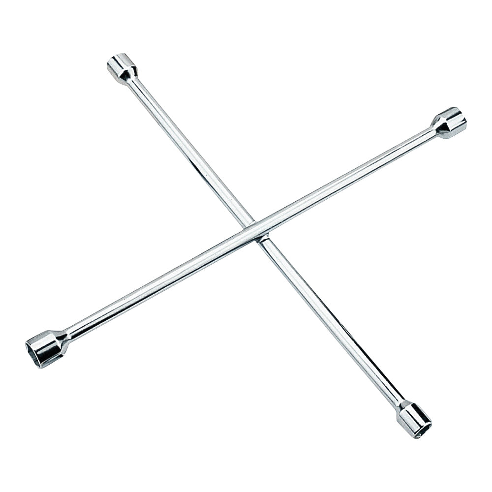 ProSource JL-AT-TGCW10133L Lug Wrench, Hex Socket, 17, 19, 21 and 23 mm Socket, 20 in L, Carbon Steel, Chrome