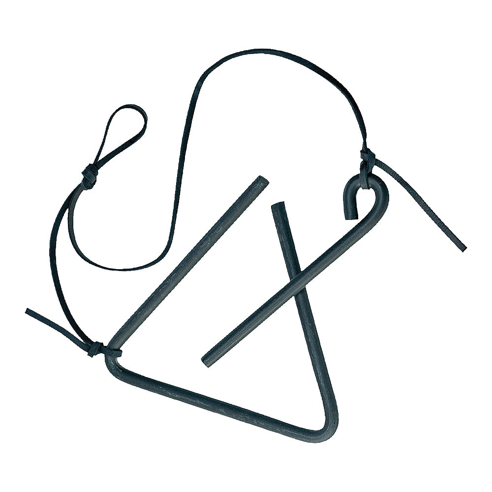 Lodge A5-5 Dinner Bell with Striker, Chuckwagon, Cast Iron, Black