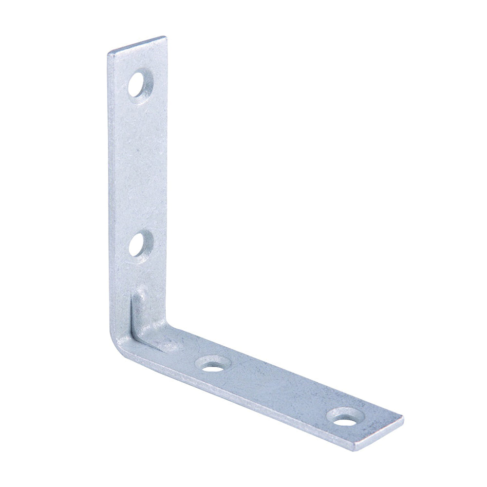 Prosource CB-G03-C4PS Corner Brace, 3 in L, 3 in W, 3/4 in H, Galvanized Steel, Galvanized, 2.6 mm Thick Material