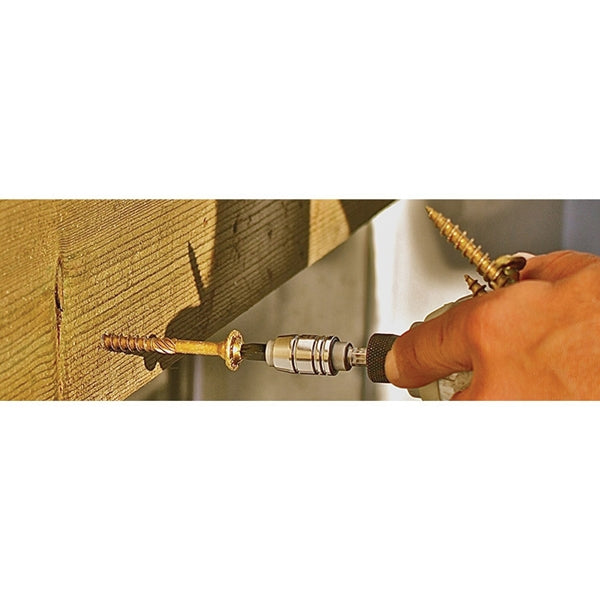 Ramset RSS 11137 Structural Screw, 3-1/8 in L, W-Cut Thread, Washer Head, Recessed Star Drive, Zip-Tip Point, Steel