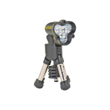 Load image into Gallery viewer, STANLEY 95-111 Tripod Flashlight, AAA Battery, LR41 Battery, LED Lamp, 8 Lumens Lumens, 10 hr Run Time, Black/Silver
