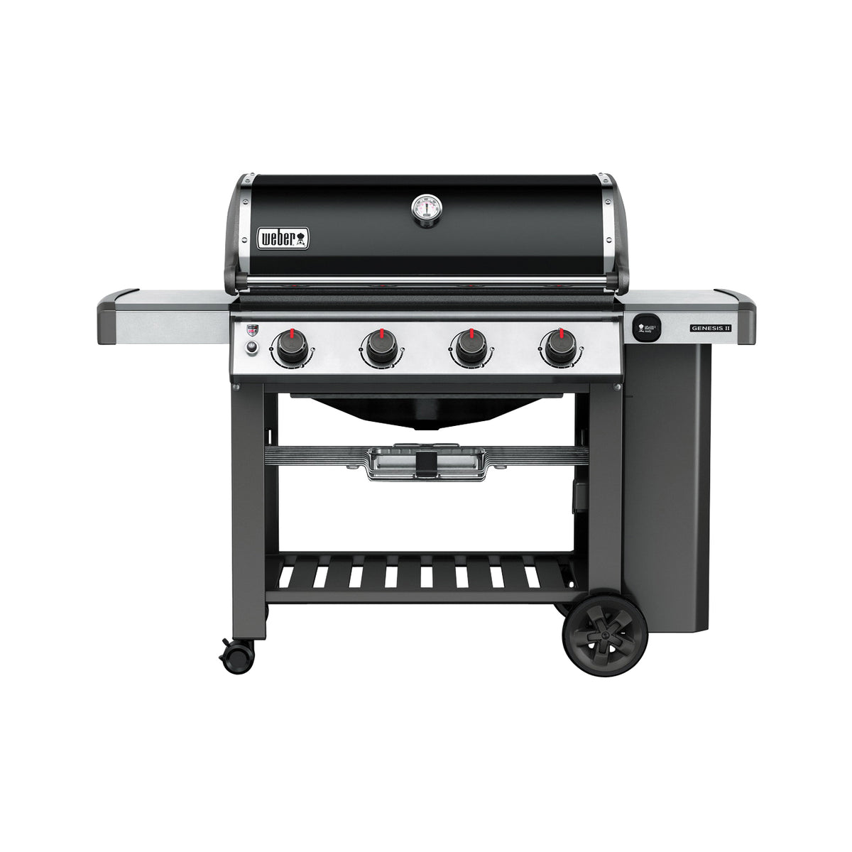 Weber Genesis II 62010001 Gas Grill, 48000 Btu/hr BTU, Liquid Propane, 4 -Burner, 646 sq-in Primary Cooking Surface