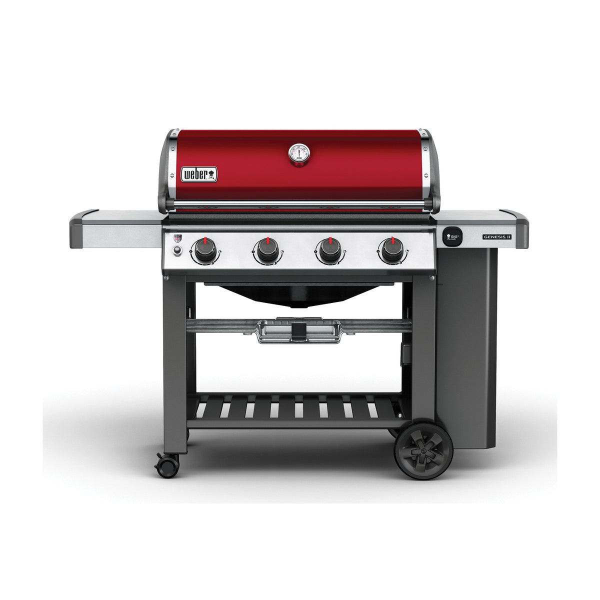 Weber Genesis II 62030001 Gas Grill, 48000 Btu/hr BTU, Liquid Propane, 4 -Burner, 646 sq-in Primary Cooking Surface