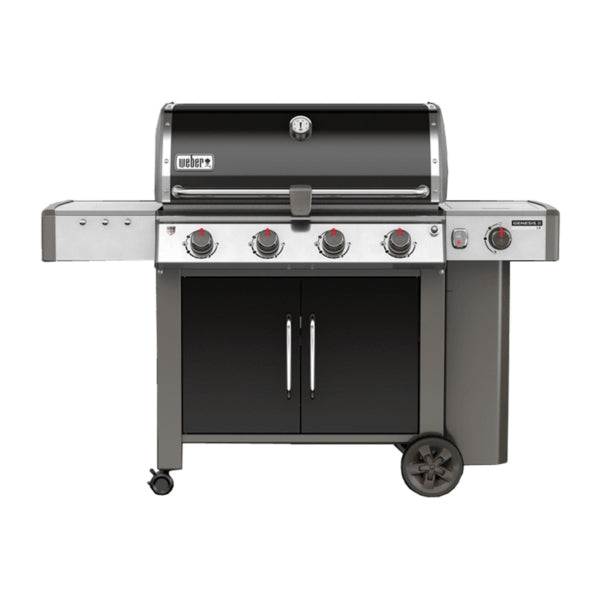 Weber Genesis II 62014001 Gas Grill, 52,000 Btu BTU, Propane, 4 -Burner, 646 sq-in Primary Cooking Surface, Black