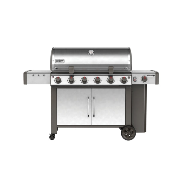 Weber Genesis II 63004001 Gas Grill, 72000 Btu/hr BTU, Liquid Propane, 6 -Burner, 770 sq-in Primary Cooking Surface