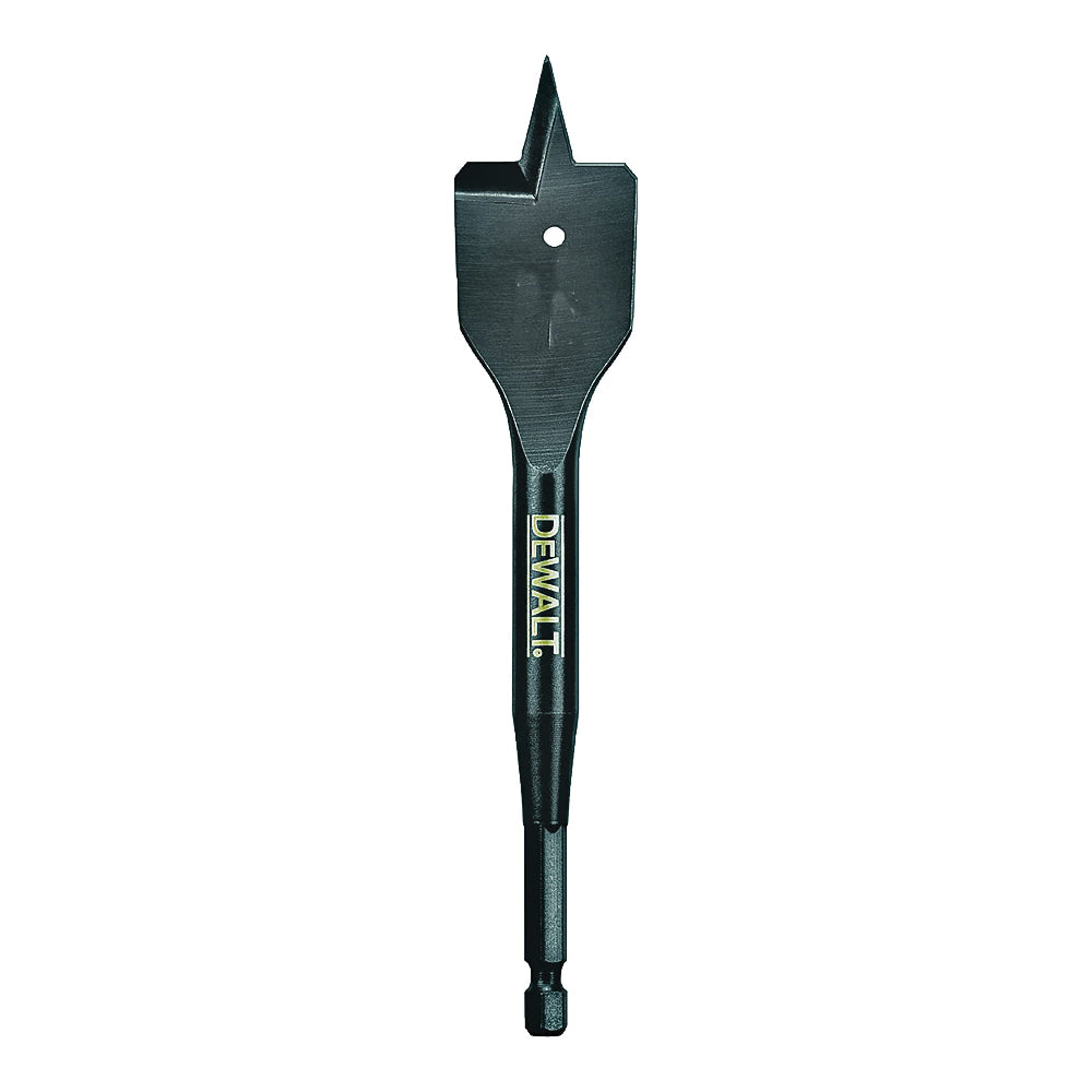 DeWALT DW1580 Spade Drill Bit, 7/8 in Dia, 6 in OAL, 1/4 in Dia Shank, Hex Shank