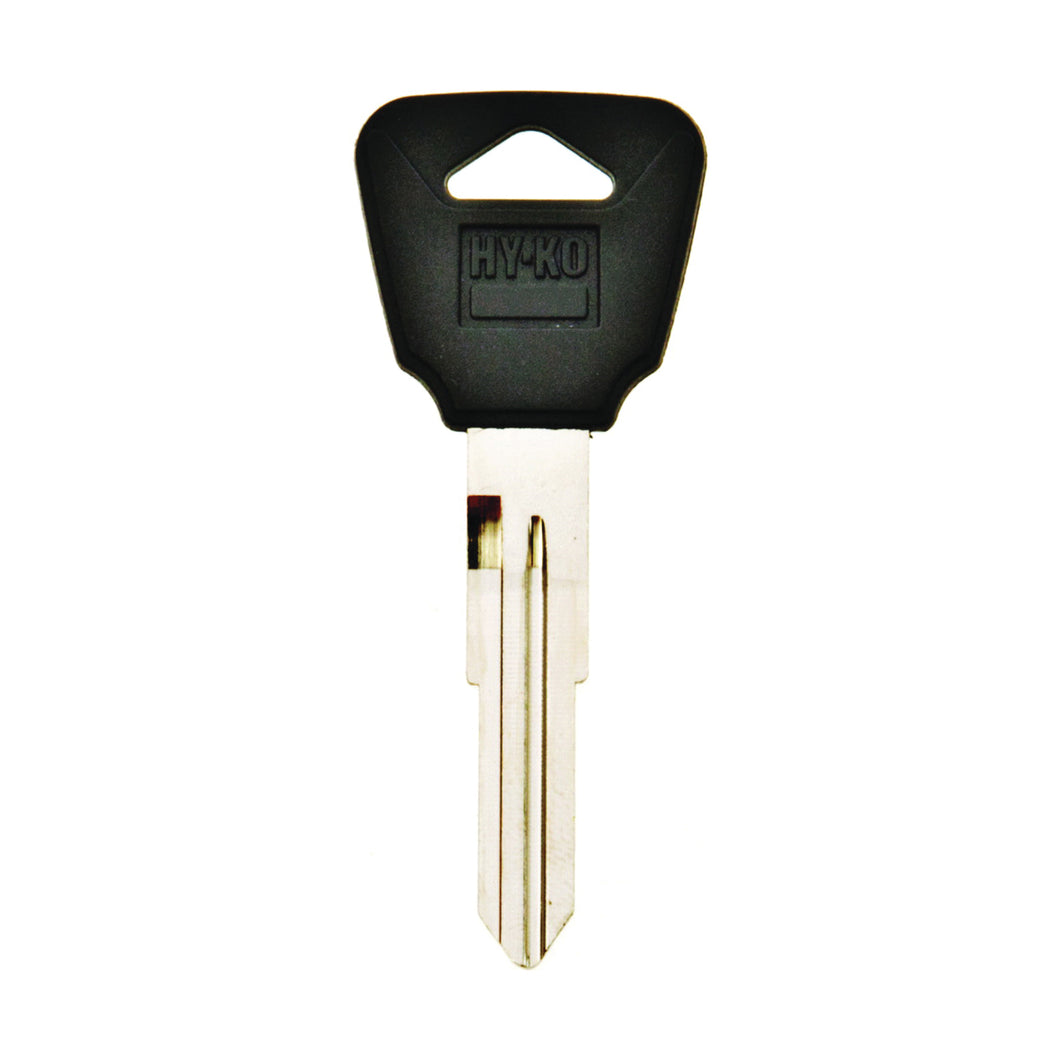 HY-KO 12005HD96 Automotive Key Blank, Brass/Plastic, Nickel, For: Honda Vehicle Locks