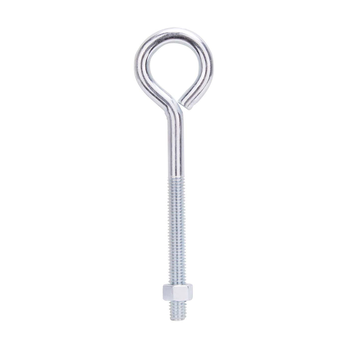 ProSource LR286 Eye Bolt, 9.5 mm Thread, Machine Thread, 3 in L Thread, 1-5/8 in Dia Eye, 292 lb Working Load, Steel