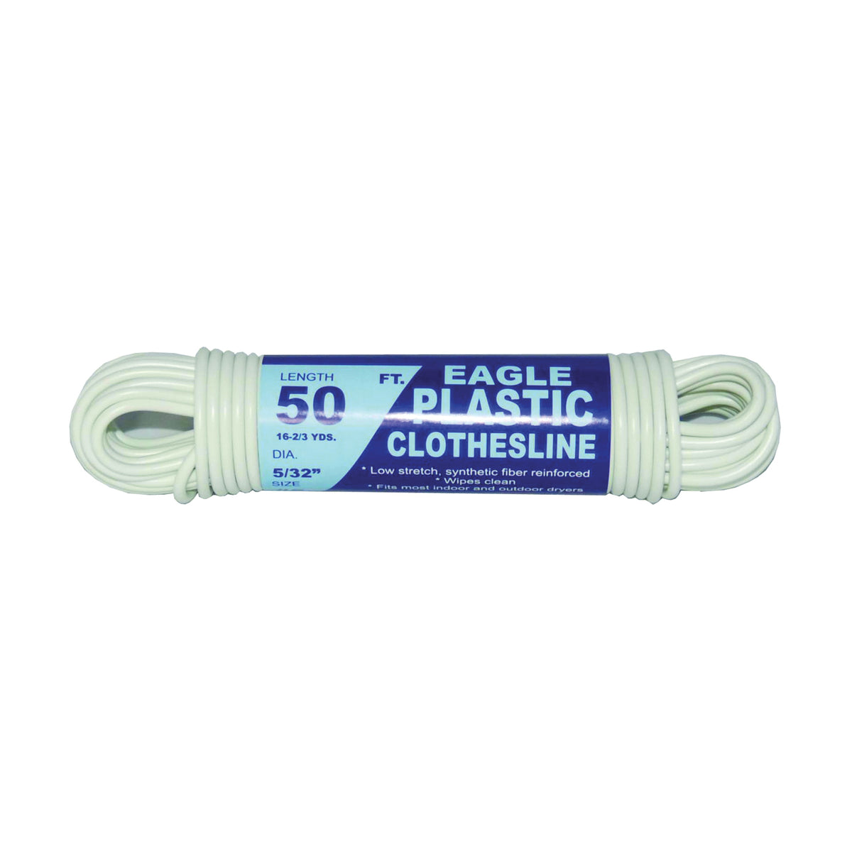 EAGLE 775-050-03 Clothesline, 50 ft L, Plastic