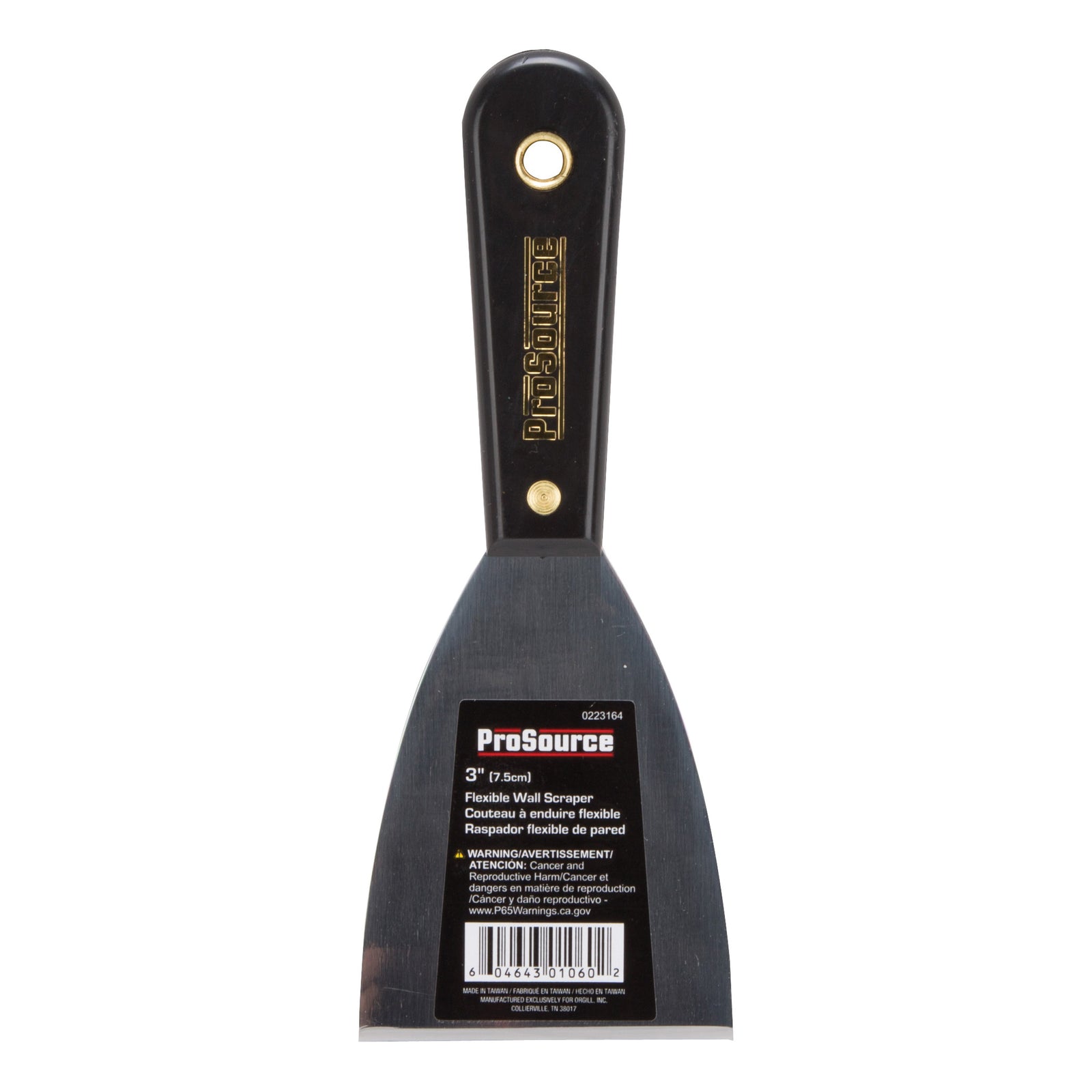 ProSource Wall Scraper, 3 in W Blade, HCS Flexible Blade