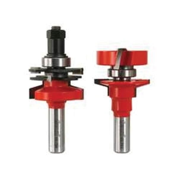 Freud 99-764 Router Bit Set, 3-3/4 in OAL, 1/2 in Dia Shank, Carbide
