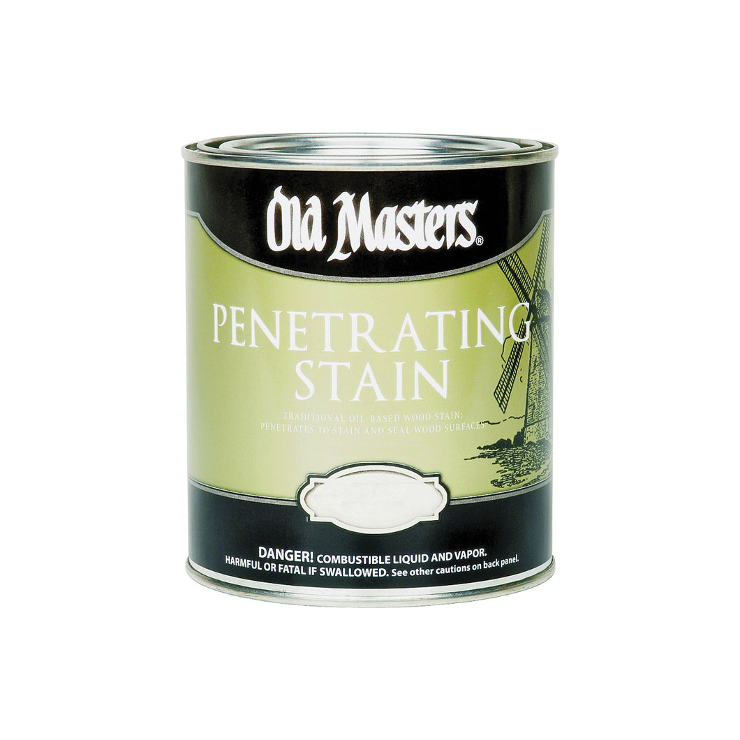 Old Masters 41404 Penetrating Stain, Clear, Pickling White, Liquid, 1 qt, Can