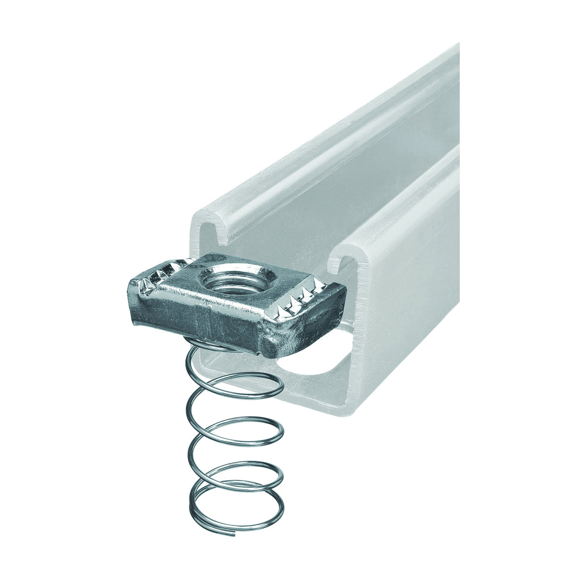 SuperStrut 100 ZA1001/2EG-10 Spring Nut, Steel, Galvanized