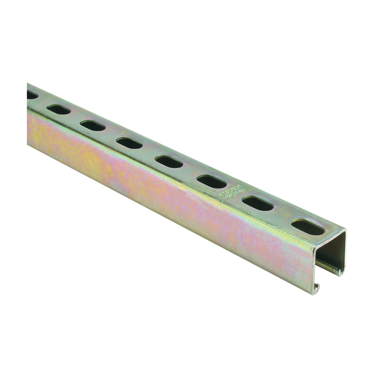 SuperStrut ZA1200HS 4 Conduit Strut Channel, Steel, Gold, Galvanized