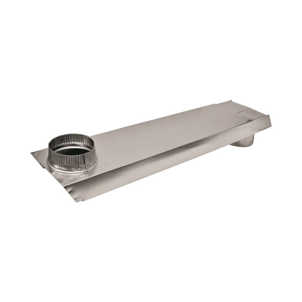 Lambro 3005 Dryer Vent Duct, 2 in W, 6 in H, 90 deg Angle, Aluminum