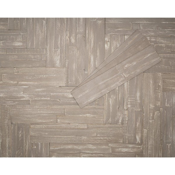 mywoodwall 101011040 Wall Panel, 23-5/8 in L, 4-7/8 in W, Wood, Martini