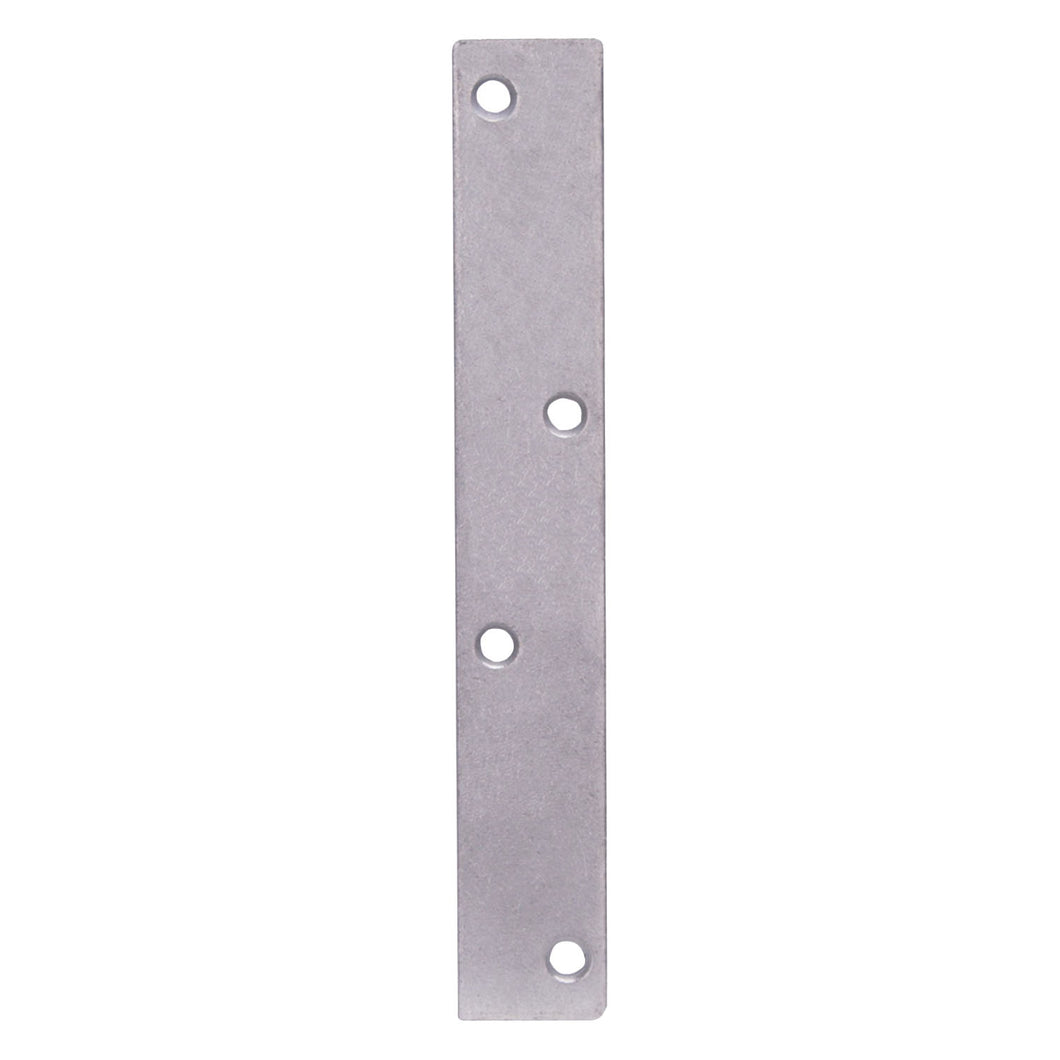 ProSource MP-Z08-01PS Mending Plate, 8 in L, 1-1/4 in W, Steel, Galvanized, Screw Mounting
