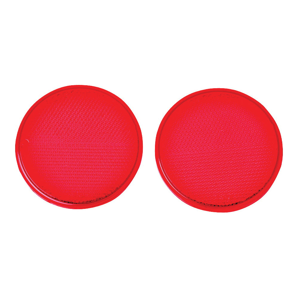 HY-KO CDRF-4R Carded Reflector, 9.63 in L Post, Red Reflector