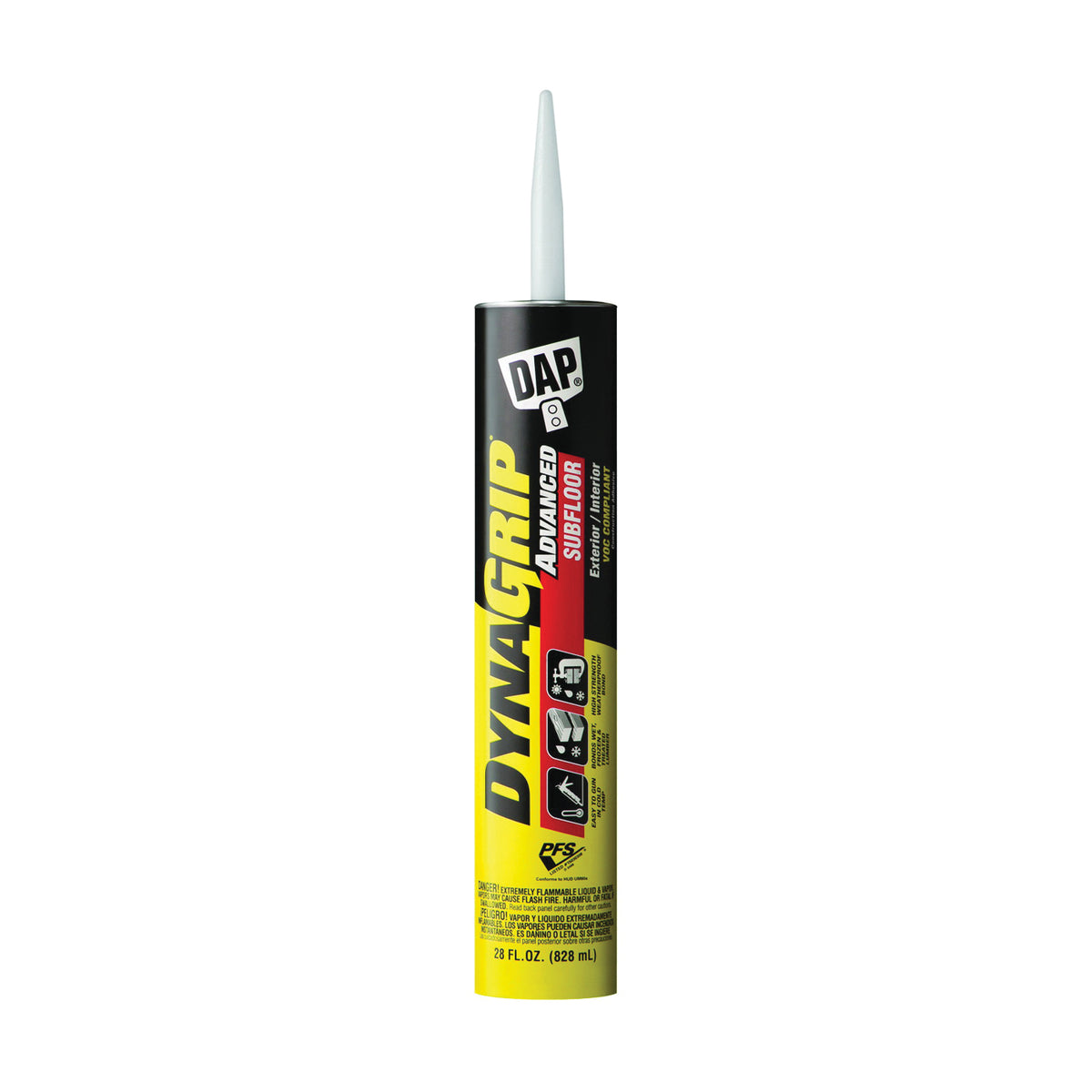 DAP 27042 Construction Adhesive, Light Tan, 28 oz Cartridge