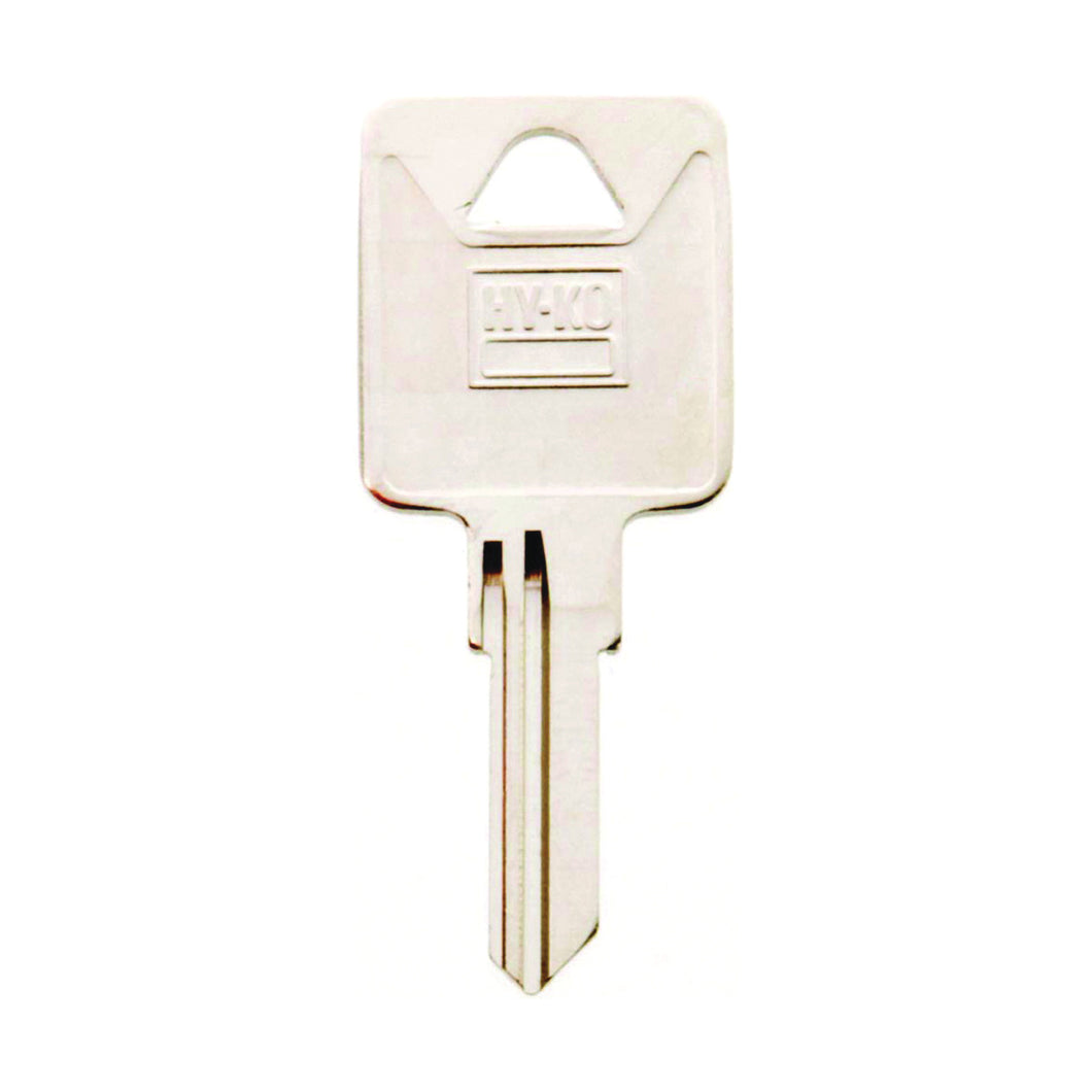 HY-KO 11010TM4 Key Blank, Brass, Nickel, For: Trimark Cabinet, House Locks and Padlocks