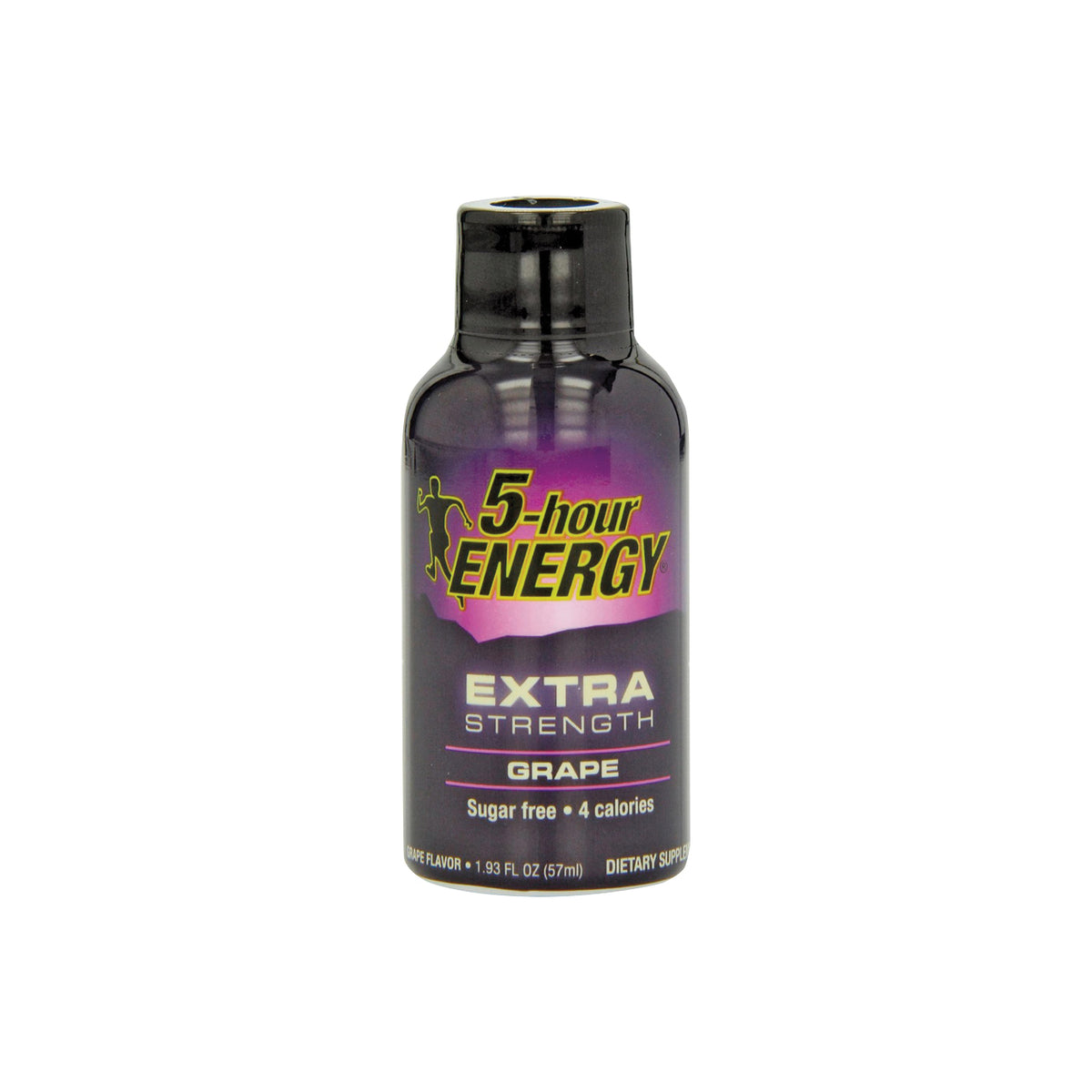 5-hour ENERGY 728127 Sugar-Free Energy Drink, Liquid, Grape Flavor, 1.93 oz Bottle