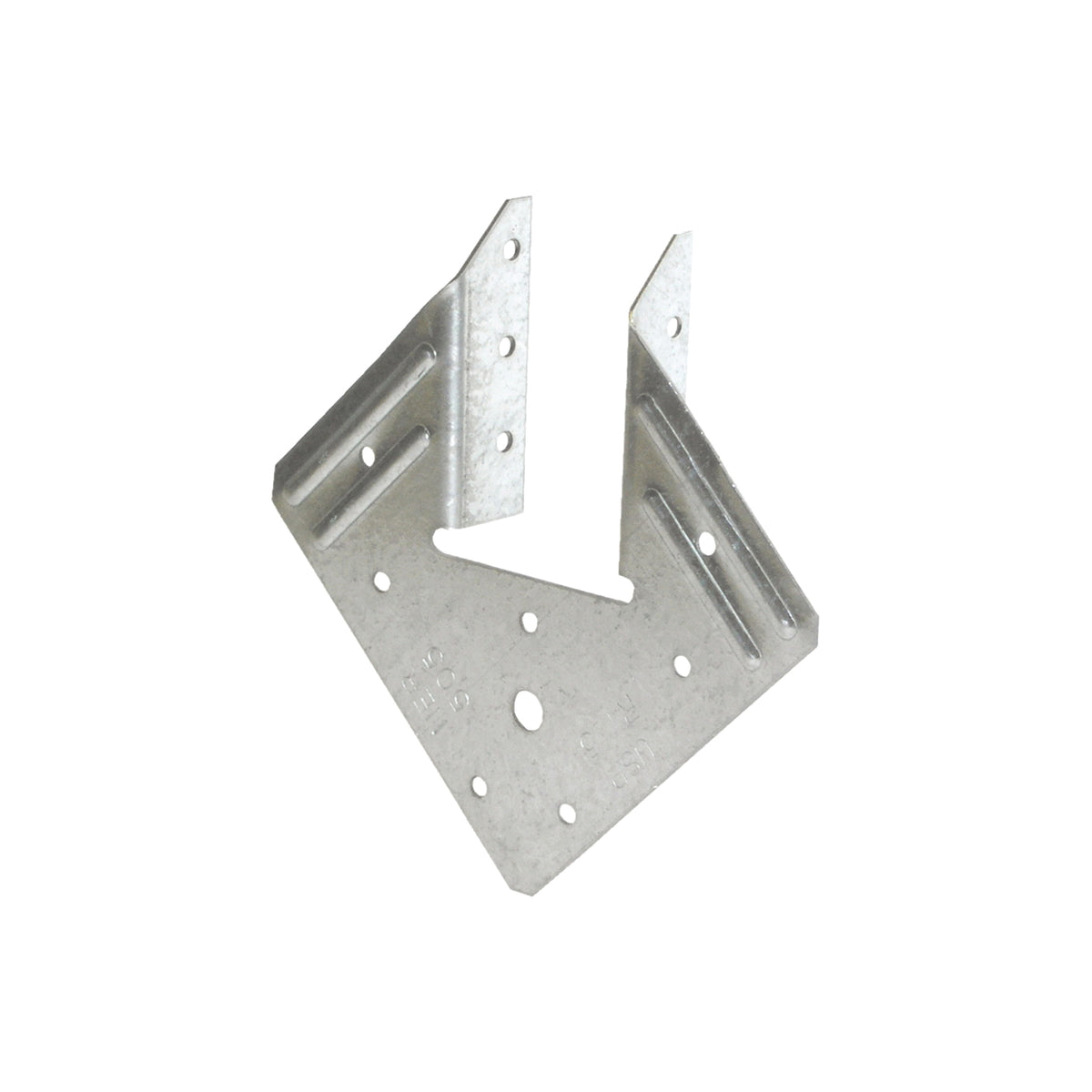 MiTek RT15-TZ Hurricane Tie, 1-9/16 in W, 2-5/8 in D, 5-1/4 in H, Steel, Zinc