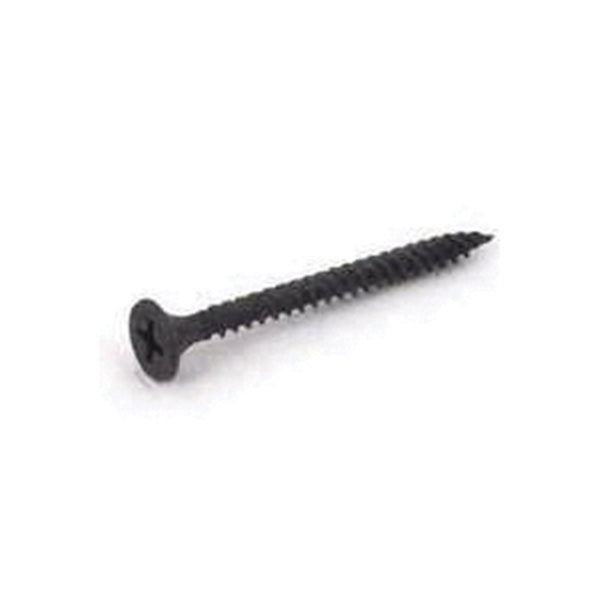 ProFIT 0280058 Screw, #6 Thread, 1 in L, Fine Thread, Bugle Head, Phillips Drive, Sharp Point, Phosphate