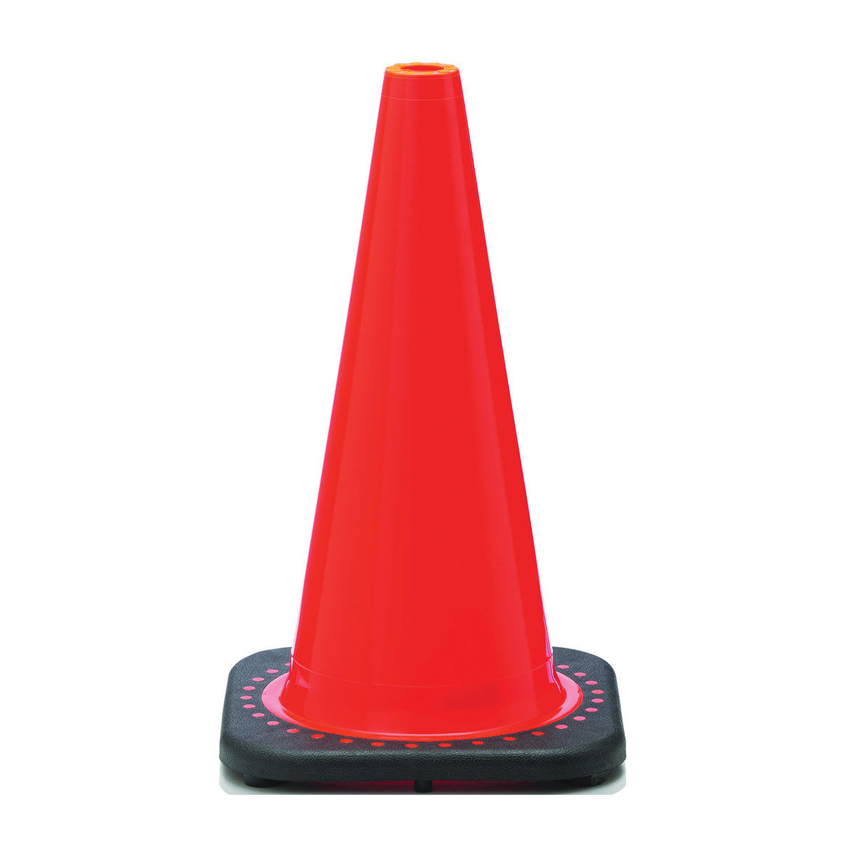 JBC Revolution RS RS45015C Traffic Safety Cone, 18 in H Cone, PVC Cone, Fluorescent Orange Cone