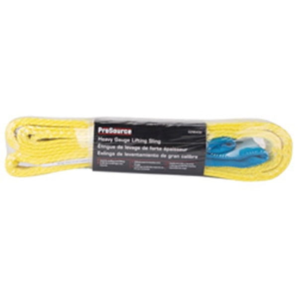 ProSource FH4019 Lifting Sling, Heavy-Duty, Polyester, Yellow