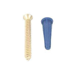 Knape &amp; Vogt 80-88DP ANO Screw and Anchor 320 lb, Plastic/Steel, Wall Mounting
