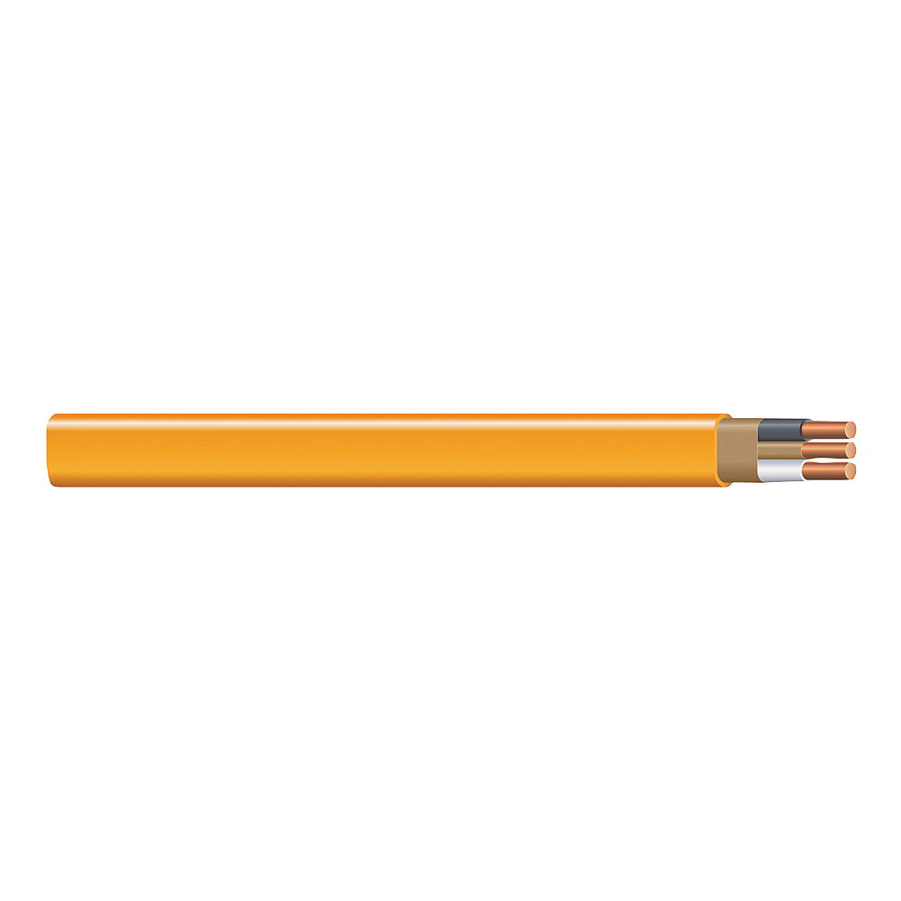 Southwire 10/2NM-WGX1000 Sheathed Cable, 10 AWG Wire, 2 -Conductor, 1000 ft L, Copper Conductor, PVC Insulation