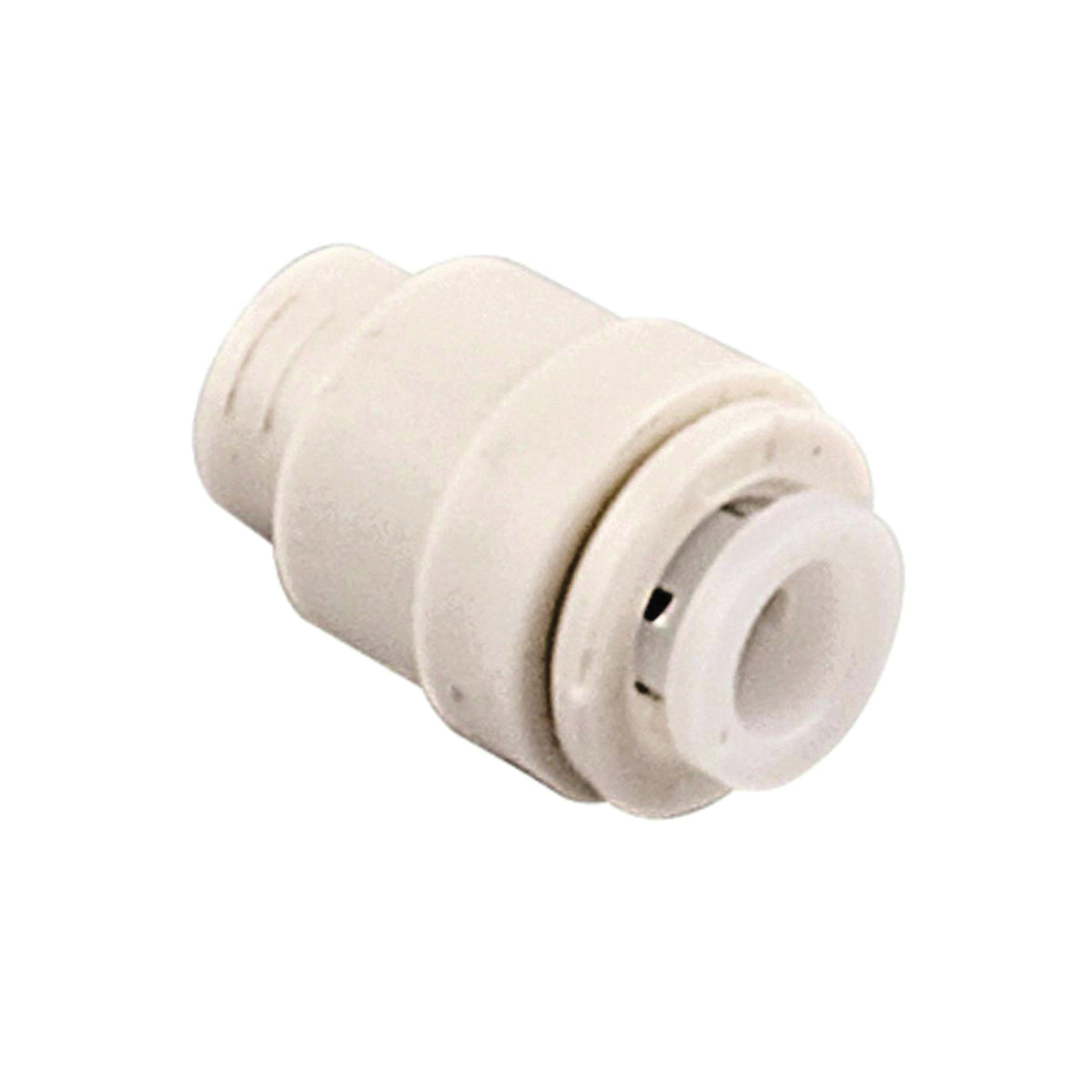 WATTS PL-3047 End Cap, 1/4 in, Plastic, White, 150 psi Pressure